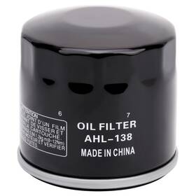 Ahl Ahl138-1-143 138 Oil Filter For Suzuki Lta700x Kingquad 4x4 700 2005-2008 Lta400 Black