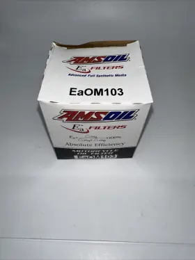 Eaom103 Amsoil Ams Oil Motorcycle Filter Black New