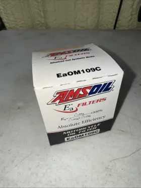 Eaom109c Amsoil New Genuine Ea Motorcycle Engine Oil Filter Chrome