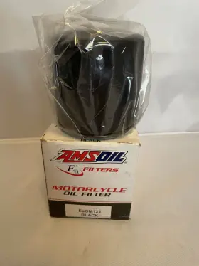 Eaom122 Amsoil Motorcycle Oil Filter Black Nos