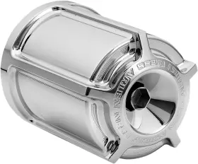 03-462 Arlen Ness Chrome Beveled Re-usable Billet Oil Filter
