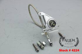 Arlen Ness 26561-99 2013 Harley Road King Engine Oil Pressure Gauge Kit Chrome #4224