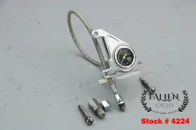 26561-99 Arlen Ness 2013 Harley Road King Engine Oil Pressure Gauge Kit Chrome #4224
