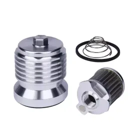 Azumka01 Azumka 797550588590 New Motorcycle Racing Stainless Steel Reusable Oil Filter With One Cartidge