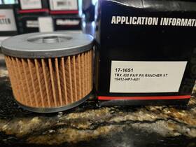 Bikemaster 17-1651 Bike Master Oil Filter For Honda Rancher 420 # 10.99