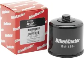 Bm-138 Bikemaster Oil Filter With Nut Black #bm-138 For Suzuki/cagiva/aprilia