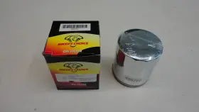 490766 Bikers Choice Chrome Harley Davidson Oil Filter Part#