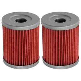 Caltric Fl101a1038 For Kawasaki Klx125 Klx125l 2003 2004 2005 2006 Oil Filter 2-pack