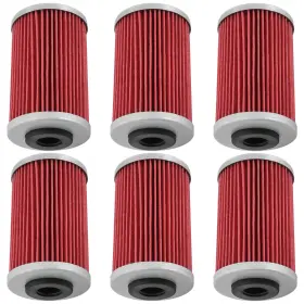 2520754 Caltric Fl105 6 Oil Filters For Polaris Outlaw 525 Irs 07-2011 / S 2008-2010