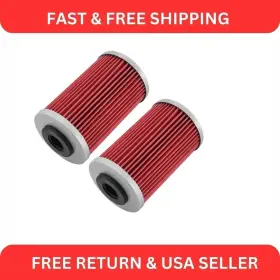 Fl105a1030 Caltric 2 Pack Oil Filter For Ktm 400 Egs Exc-e Racing Lc4 Exc Rxce Sx