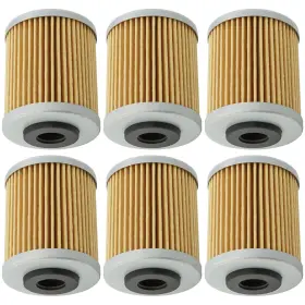 2520755 Caltric Fl106 6 Oil Filters For Polaris Outlaw 525 Irs 07-2011 / S 2008-2010