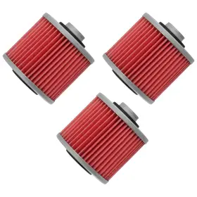 Fl111 Caltric For Yamaha Xvs1100 V-star 1100 Classic 1999-2009 Oil Filter 3-pack