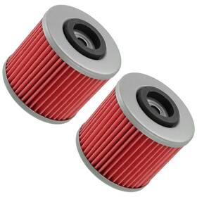 Caltric Fl111a1053 Oil Filter For Yamaha Xvs1100 V-star 1100 Custom 2000-2009 2-pack