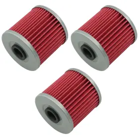 Fl114a1032 Caltric 3 Pack Oil Filter For Kawasaki Klt200 Klt250 1977 1978 1979 1980 81 82 83 84 85