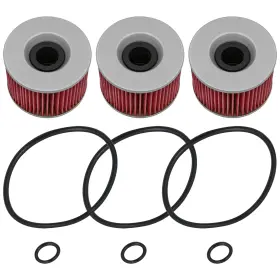 Fl119a1018 Caltric 3 Pack Oil Filter For Triumph Daytona Super Iii900 1000 1200 1991-1997