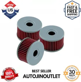 Fl123a1009 Caltric 3 Pack Oil Filter For Suzuki Dr500 Dr750 Dr600 R/l/m Rse/m Dr650s Dr800 Dr650se
