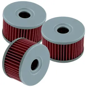 Fl123a1010 Caltric 3 Pack Oil Filter For Suzuki Dr650s 1990-91 Dr650se 1992-2017 2019 Dr500 81-83