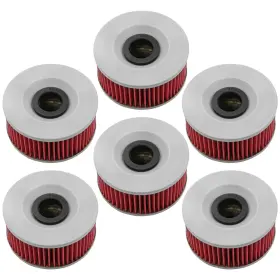 Caltric Fl125 6 Oil Filters For Yamaha Xs360 1976-1977 / Xs400 1977-1983 Yx600 Radian 1987-90