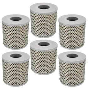 Fl126 Caltric 6 Oil Filters For Kawasaki Kz1000a Kz1000 Ltd Z1-r 1977-1980
