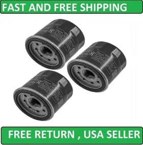 Fl129a1186 Caltric 3 Pack Oil Filter For Honda Cbr600f4 Cbr600f 599 Cbr600rr Cbr600ra 1999 2000-14