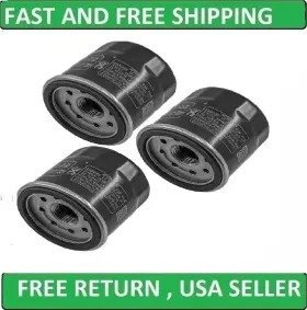 Fl129a1191 Caltric 3 Pack Oil Filter For Honda Cbr900re Cbr900rr Cb900f 1993-2007