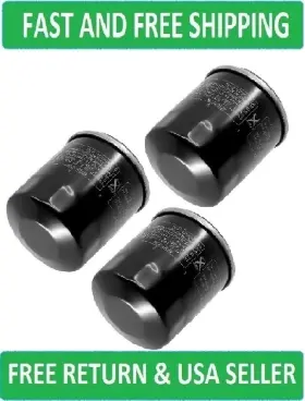 Fl135a1121 Caltric 3 Pack Oil Filter For Kawasaki Kvf400 Kvf-400 Prairie Zzr400 Zrx400 W400 1999-08 Fl135a1121 Caltric 3 Pack Oil Filter For Kawasaki Kvf400 Kvf-400 Prairie Zzr400 Zrx400 W400 1999-08