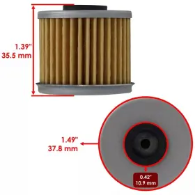 Fl156a1010 Caltric Oil Cooler Filters For Honda Grom 125 Grom125a Abs 2022-2023