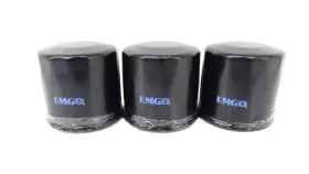 10-82240 Cru Products Qty 3 Emgo Spin On Oil Filter Fits Kawasaki Vn1500 Vn1600 Vn1700 Vn2000