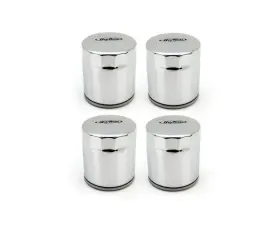 63798-99 Custom Chome 35074 Revtech Magnetic Chrome Oil Filters Lot Of 4 Harley Twin Cam R