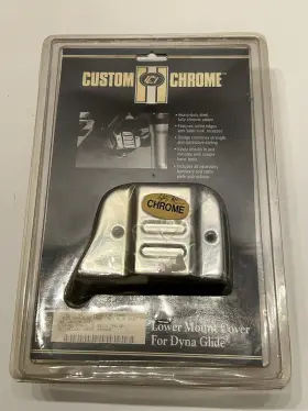 13-063 Custom Chrome Harley Davidson Lower Mount Cover Dyna-glide 1991-up