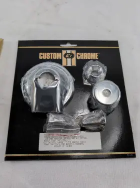 23-168 Custom Chrome Harley Davidson Softail Deluxe Oil Filter Bracket Cover