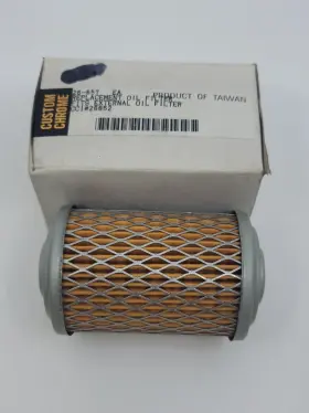 26-657 Custom Chrome Harley Davidson Replacement External Oil Filter Nos