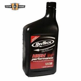 35050 Custom Chrome / Revtech 12 Quarts Engine Oil Motor Sae 50 Fit For Harley V Twin