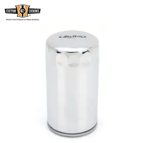 35079 Custom Chrome / Revtech Magnetic Extra Long Oil Filter Fits For Harley Dyna 91-98 Sportster 84-up