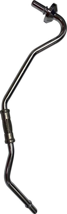 Drag Specialties 0711-0244 Oil Line - Vent Chrome Softail