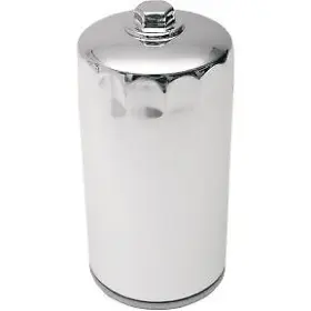 0712-0012 Drag Specialties Spin-on Oil Filter- Chrome With Nut For 91-98 Dyna