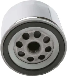 0712-0018 Drag Specialties Oil Filter - Spin-on Chrome With Nut