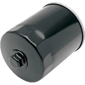 0712-0019 Drag Specialties Black Spin-on Oil Filter With Nut