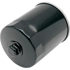 14-0003bk-bx18 Drag Specialties 0712-0019 Spin-on Oil Filter - Black With Nut