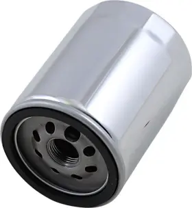 14-0020cnu Drag Specialties Ds Spin-on Oil Filter Chrome #212253 Harley Davidson