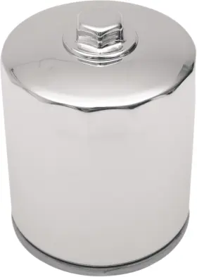 14-0020hpk-bx18 Drag Specialties Magnetic Ring Oil Filter With Nut Chrome 3-1/4 Inch Harley Davidson - 0712-0008
