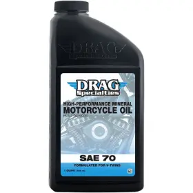 3601-0770 Drag Specialties High-performance Mineral Motorcycle Oil - Sae 70