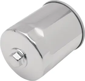 70191 Drag Specialties Oil Filter With Nut Chrome Harley Davidson