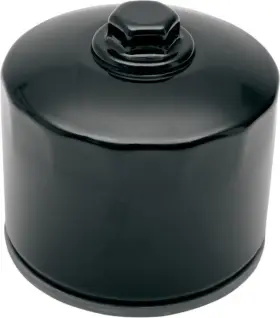 70207 Drag Specialties Oil Filter With Nut Black Harley Davidson