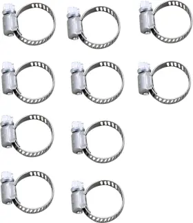 Ds2152 Drag Specialties Mini Clamp - Stainless Steel 10-pack