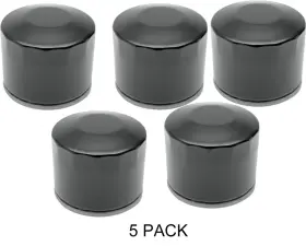 Ds275206 Drag Specialties Black Spin On 5 Pack Oil Filters 1980-85 Harley Touring Dyna
