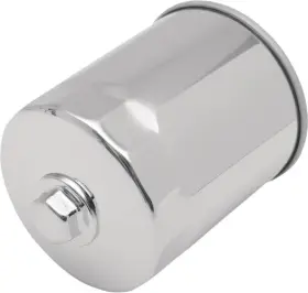 Qgwqbub0jl Drag Specialties Oil Filter W Nut Chrome For Harley Wide Glide 85-86