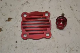 24712901a Ducati 1198 Oil Filter Cover Cap Magnetic Drain Plug 2009-2011