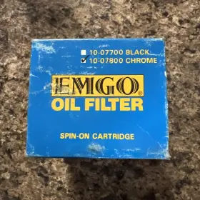10-07800 Emgo - Oil Filter Spin On Chrome