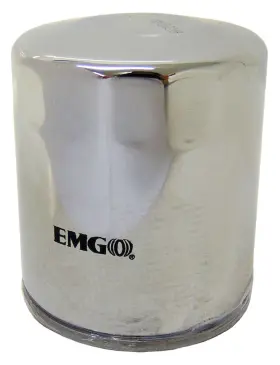 10-82400-15 Emgo Spin On Oil Filter Chrome 10-82400 For Harley Davidson 84-00 Fxrs Low Rider